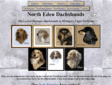 Tablet Screenshot of northedendachshunds.com